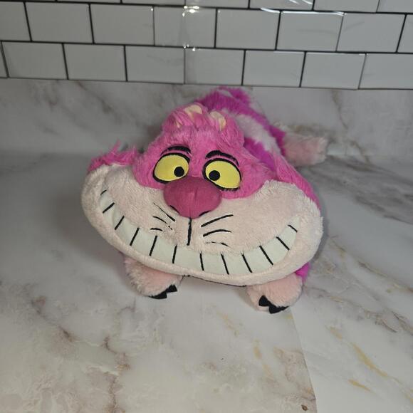 Disney Store Cheshire Cat Plush Alice in Wonderland Authentic 18” Stuffed Toy - Picture 2 of 8